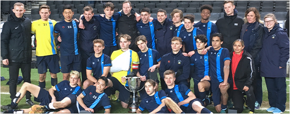 Bradfield College with ISFA cup